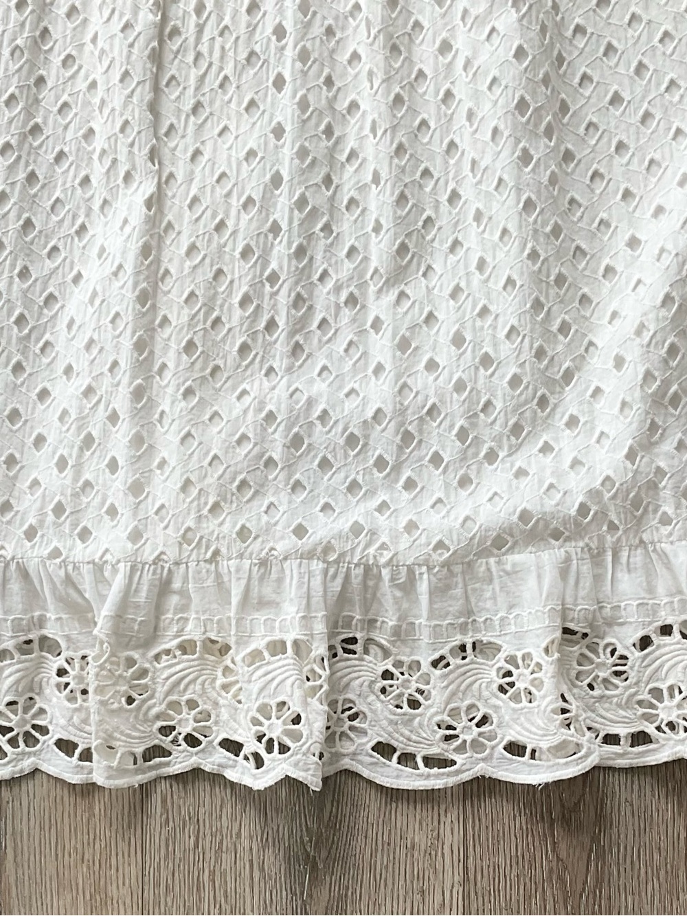 Anthropologie Forever That Girl White Lace Midi Dress Size Medium - Picture 8 of 15